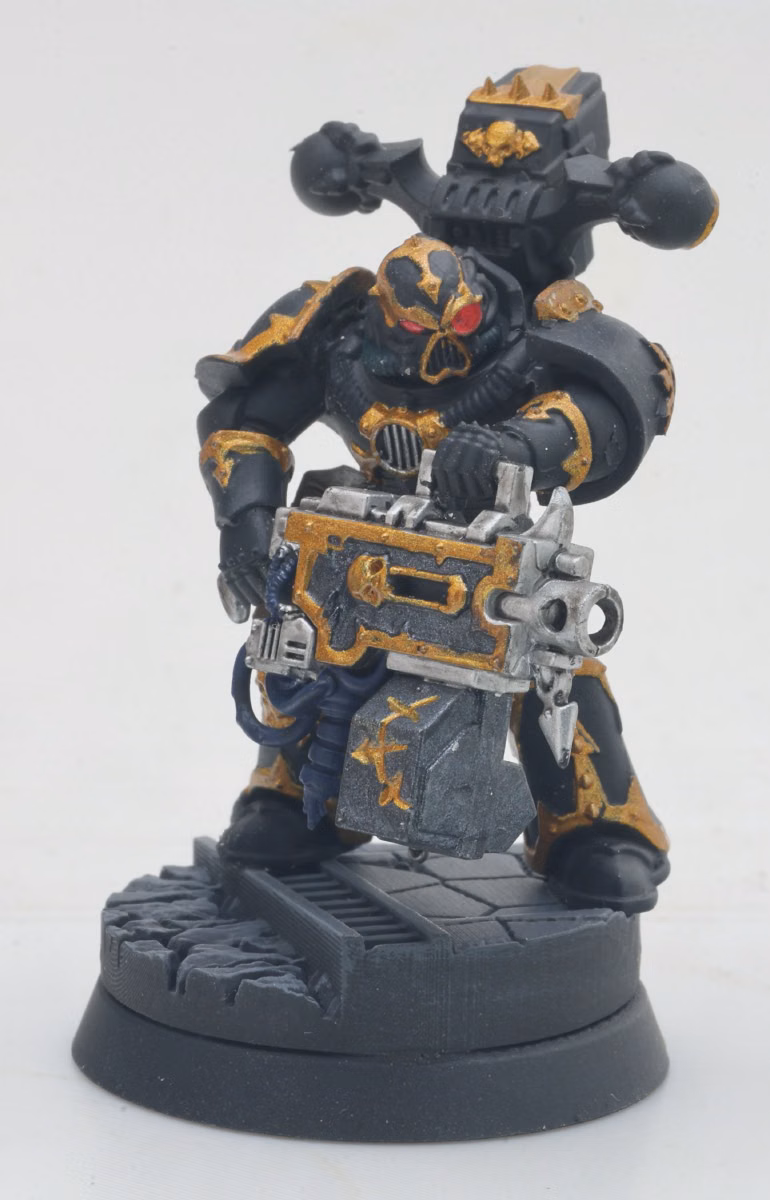 Painted Chaos Legionary, model 5