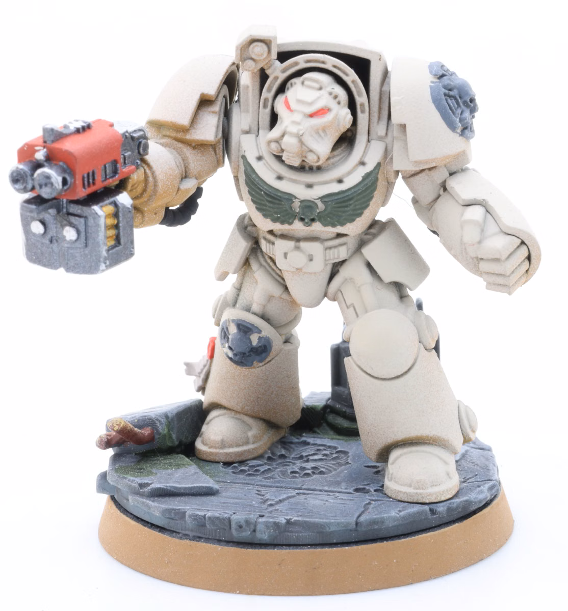 Painted Dark Angels Terminator, model 2