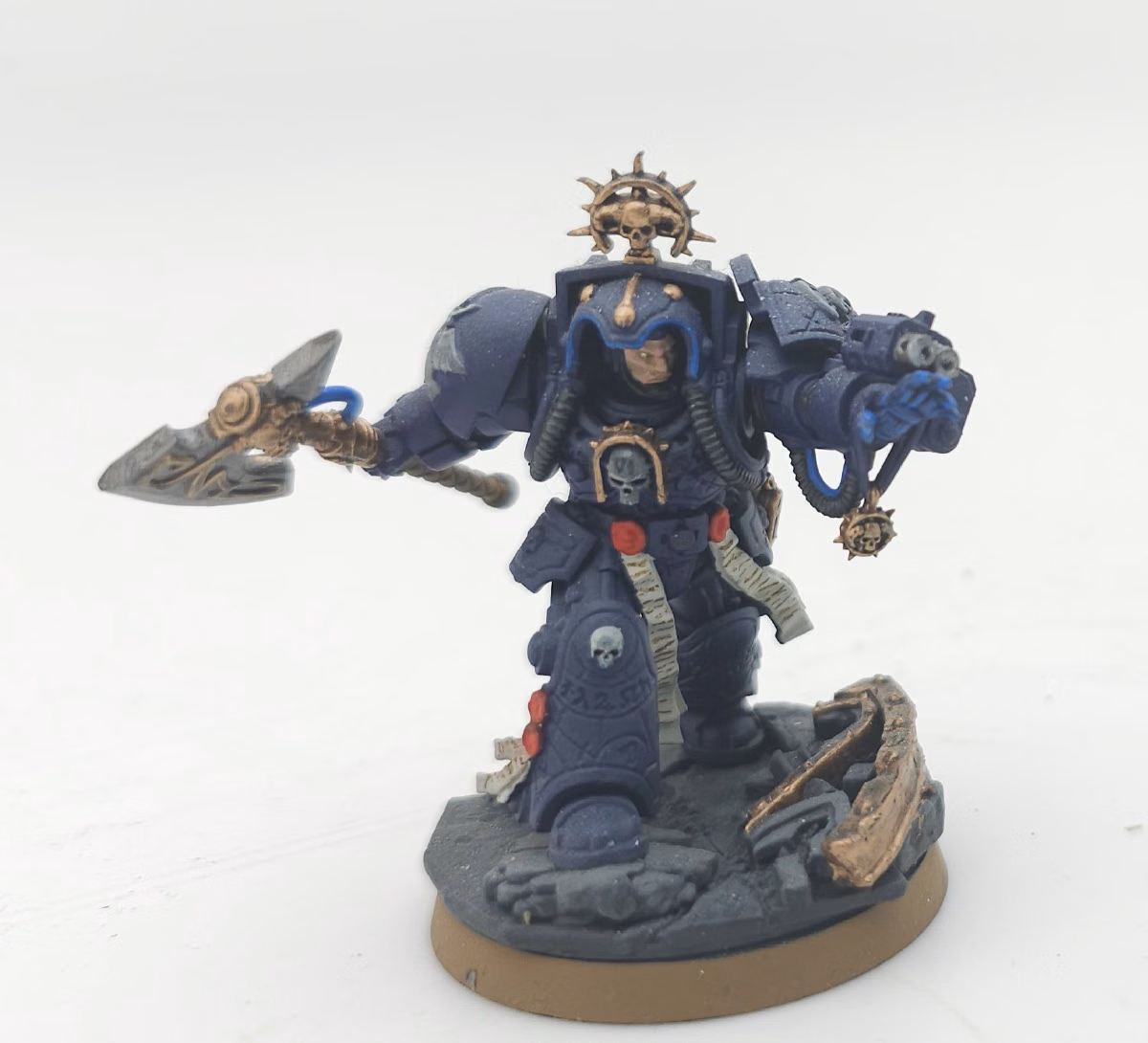 Painted Dark Angels Terminator Librarian