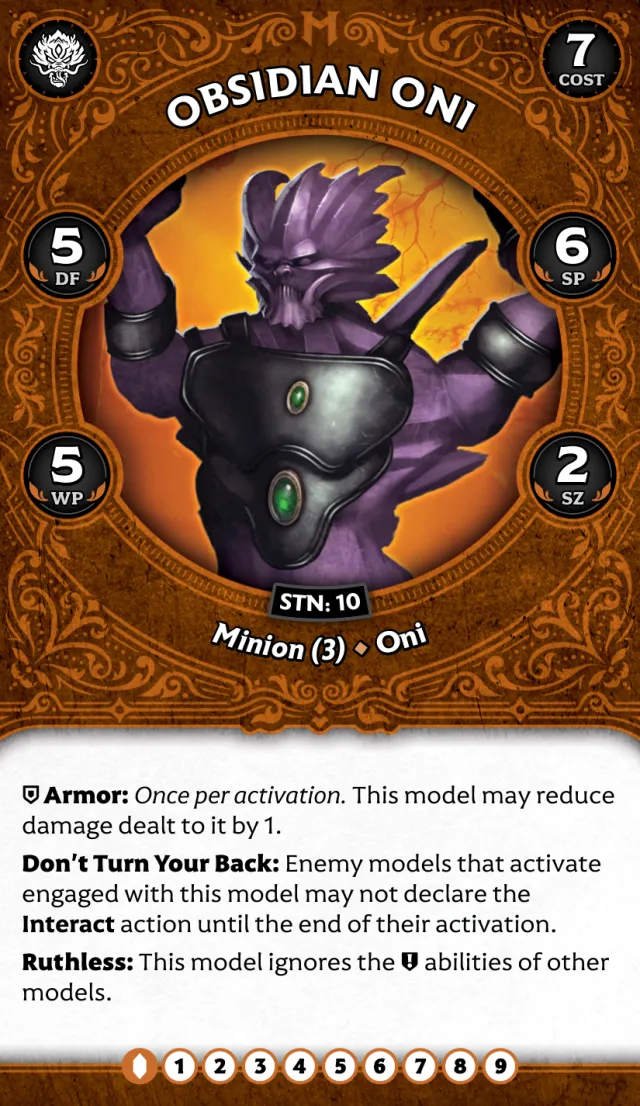 Obsidian Oni B front