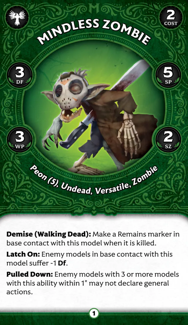 Mindless Zombie G front