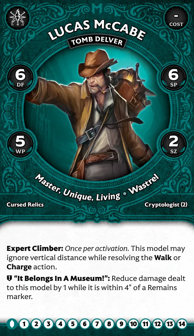 Lucas McCabe, Tomb Delver front