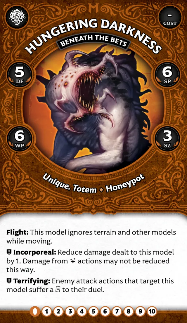 Hungering Darkness, Beneath the Bets front
