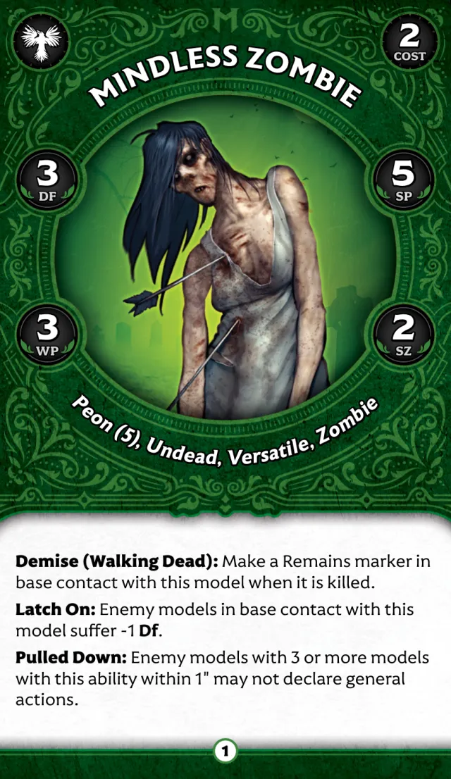 Mindless Zombie A front