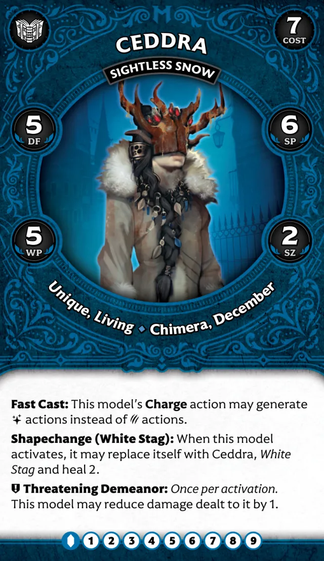 Ceddra, Sightless Snow front