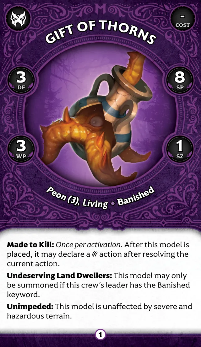 Gift of Thorns A front