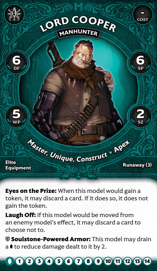Lord Cooper, Manhunter front