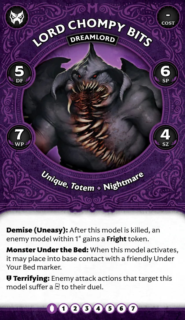 Lord Chompy Bits, Dreamlord front