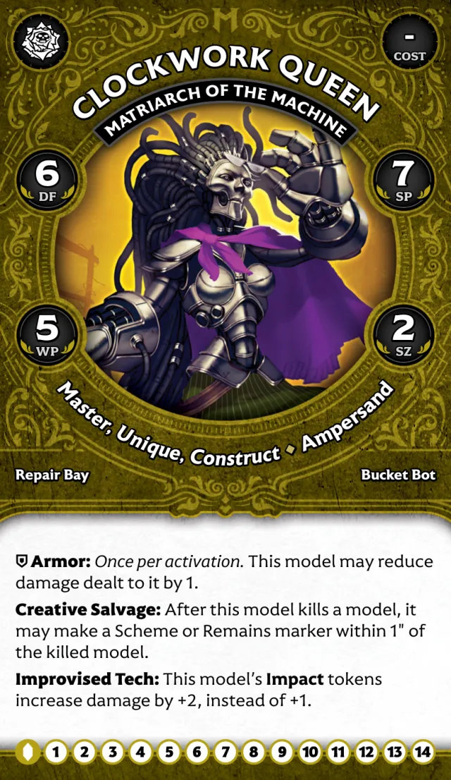 Clockwork Queen, Matriarch of the Machine front