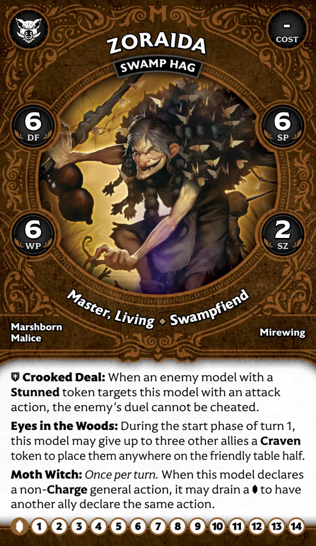 Zoraida, Swamp Hag front