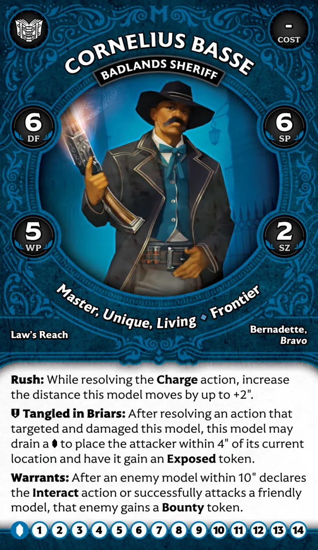 Cornelius Basse, Badlands Sheriff front