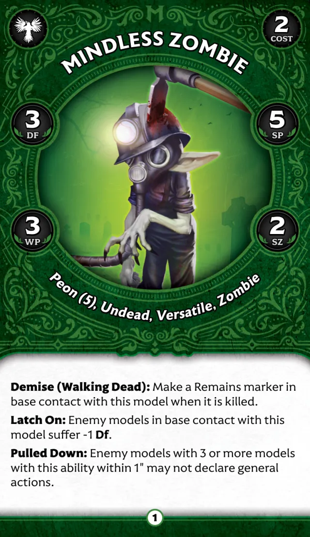 Mindless Zombie F front