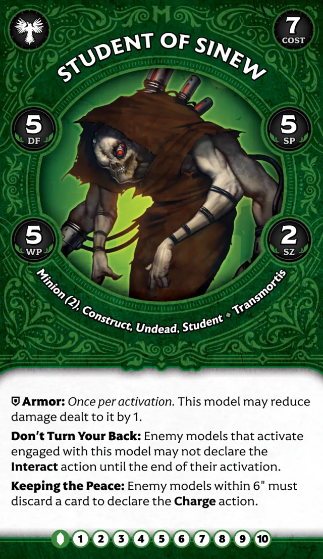 Student of Sinew A front