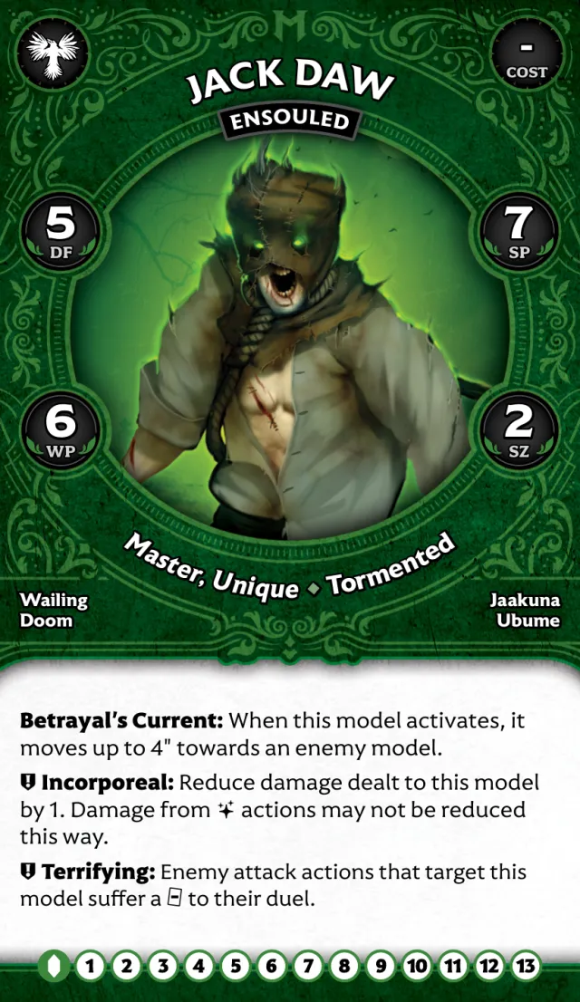 Jack Daw, Ensouled front
