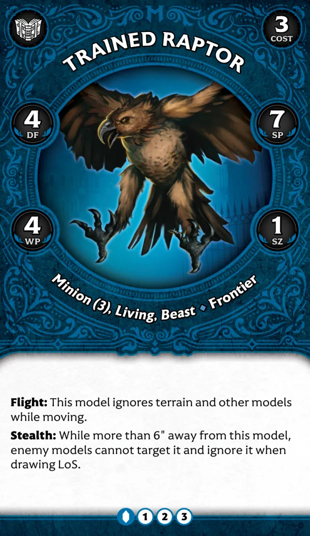 Trained Raptor B front