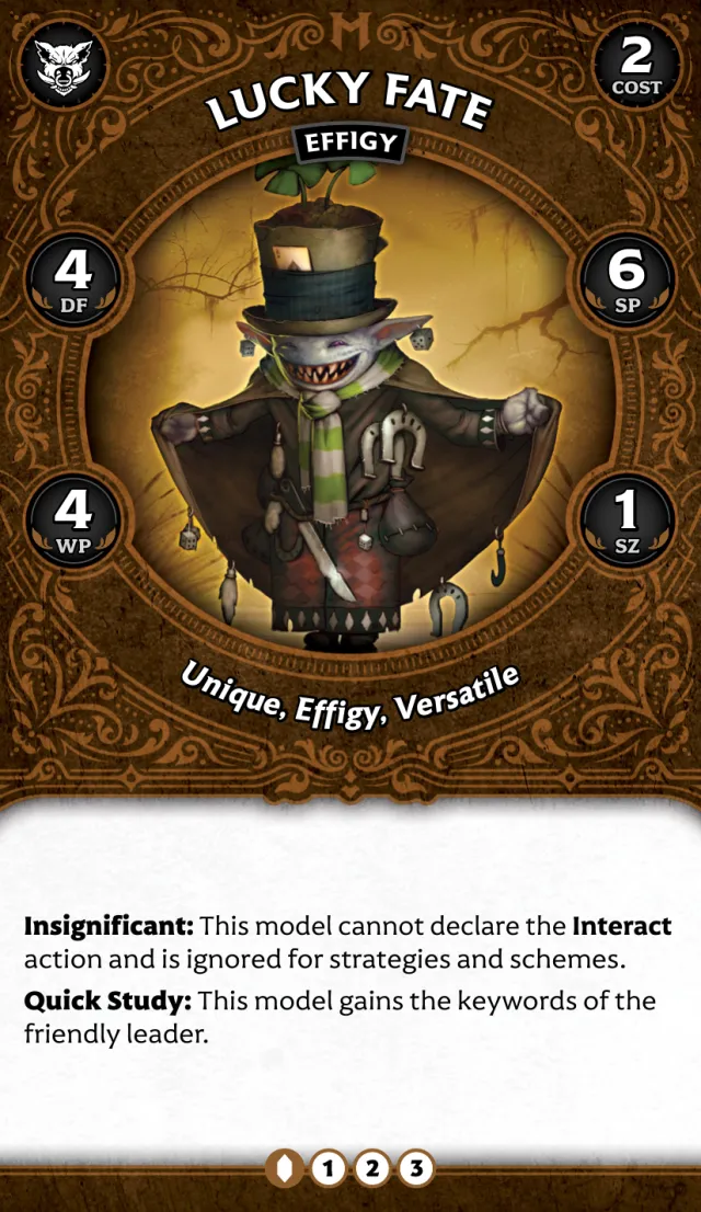 Lucky Fate Effigy front
