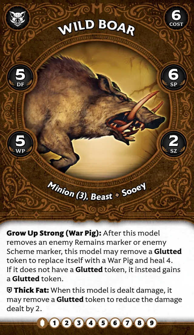 Wild Boar C front