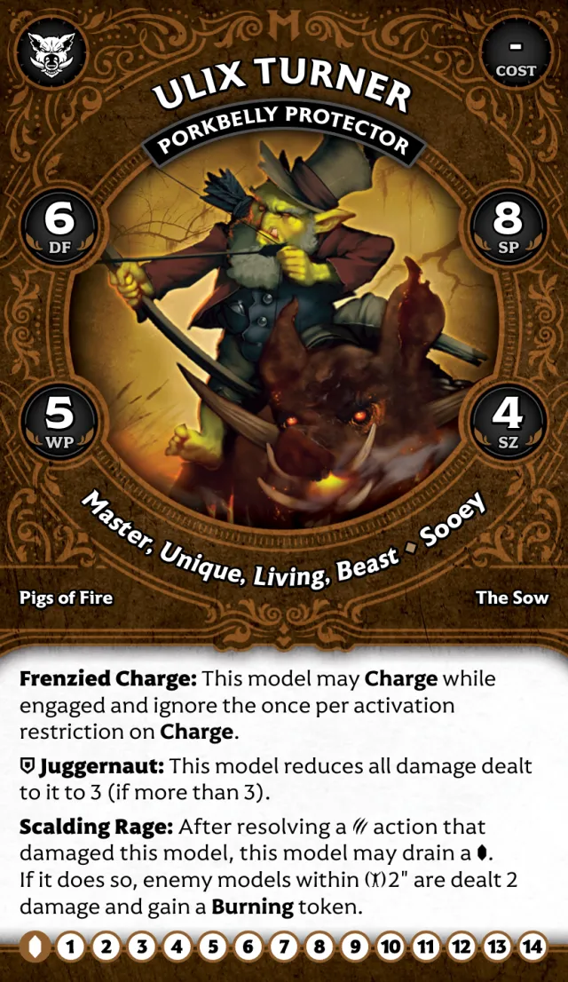 Ulix Turner, Porkbelly Protector front
