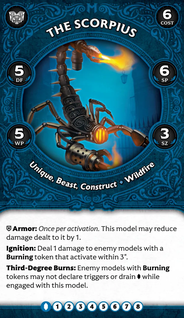 the Scorpius front