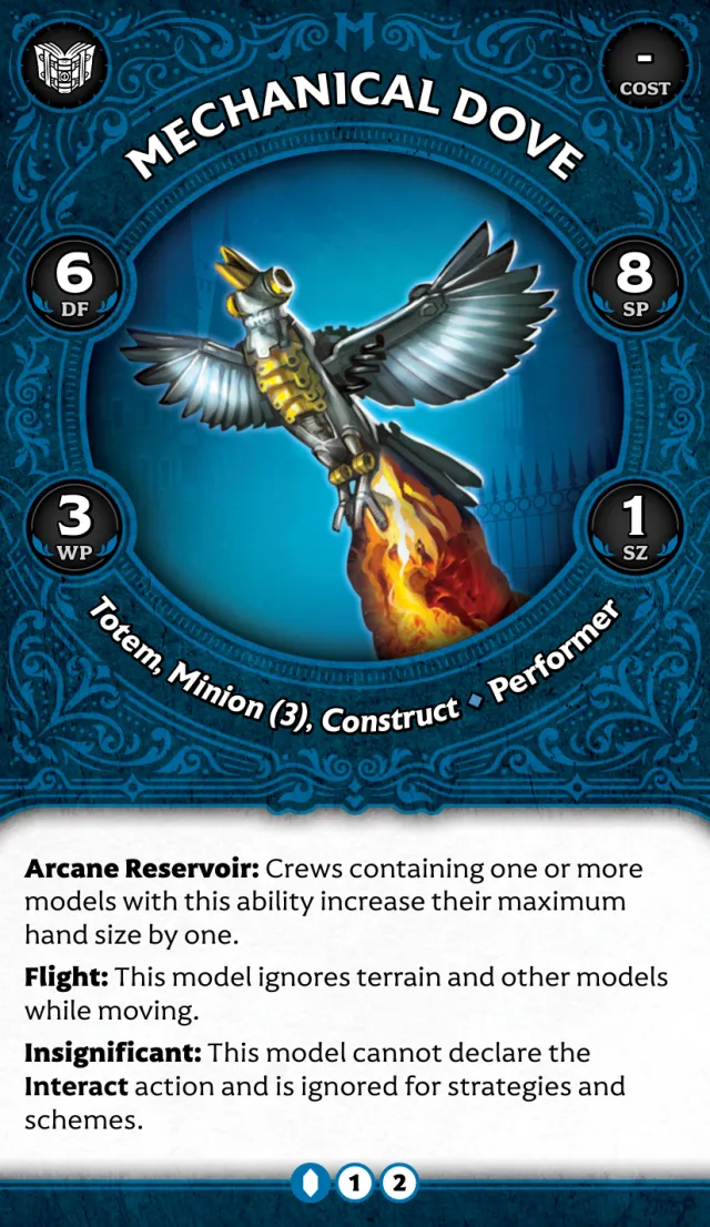 Mechanical Dove C front