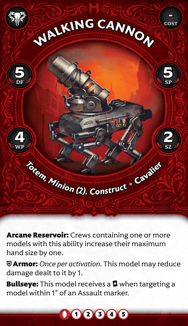 Walking Cannon A front