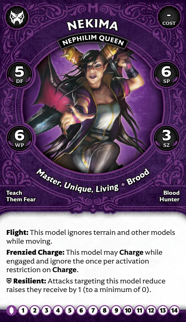 Nekima, Nephilim Queen front