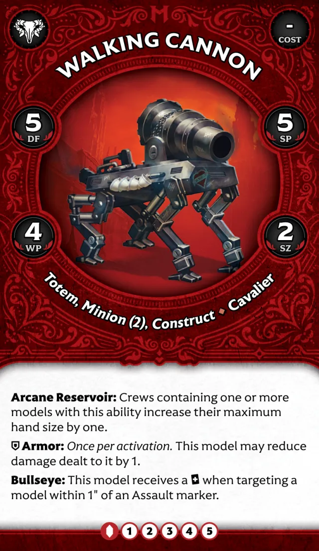 Walking Cannon B front