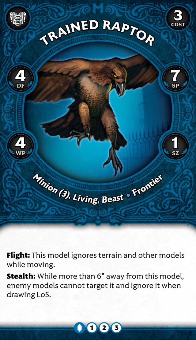 Trained Raptor C front