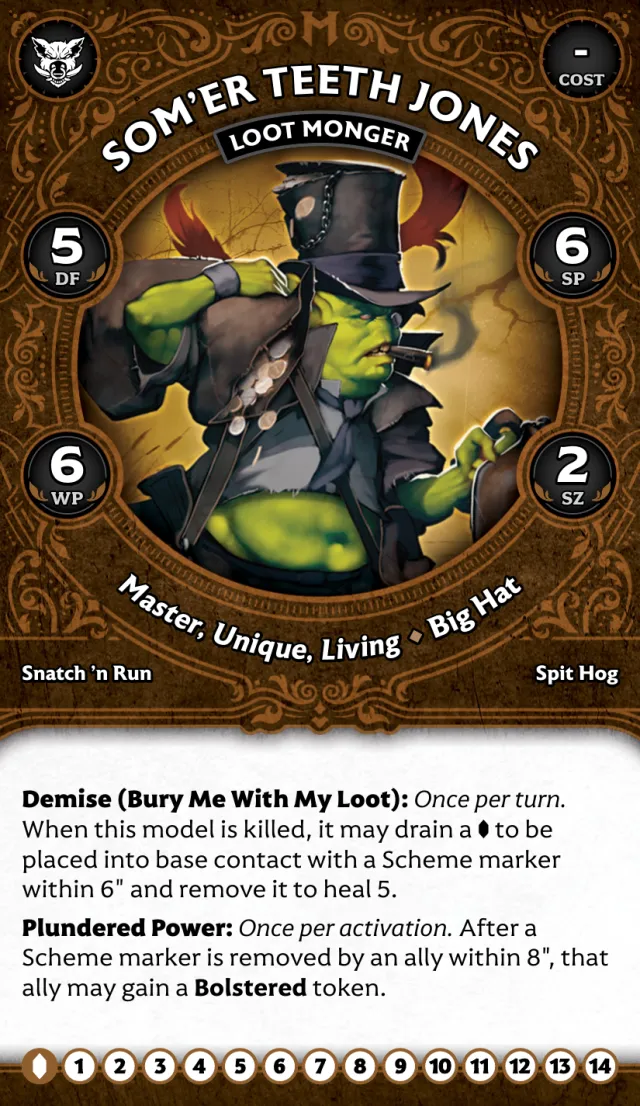 Som'Er Teeth Jones, Loot Monger front
