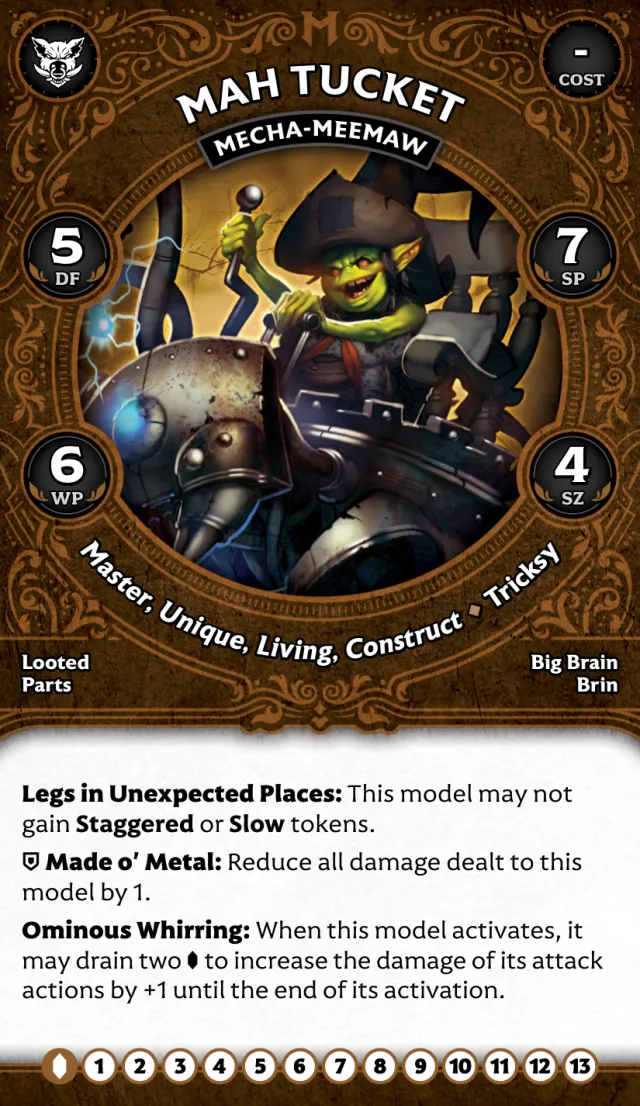 Mah Tucket, Mecha-Meemaw front