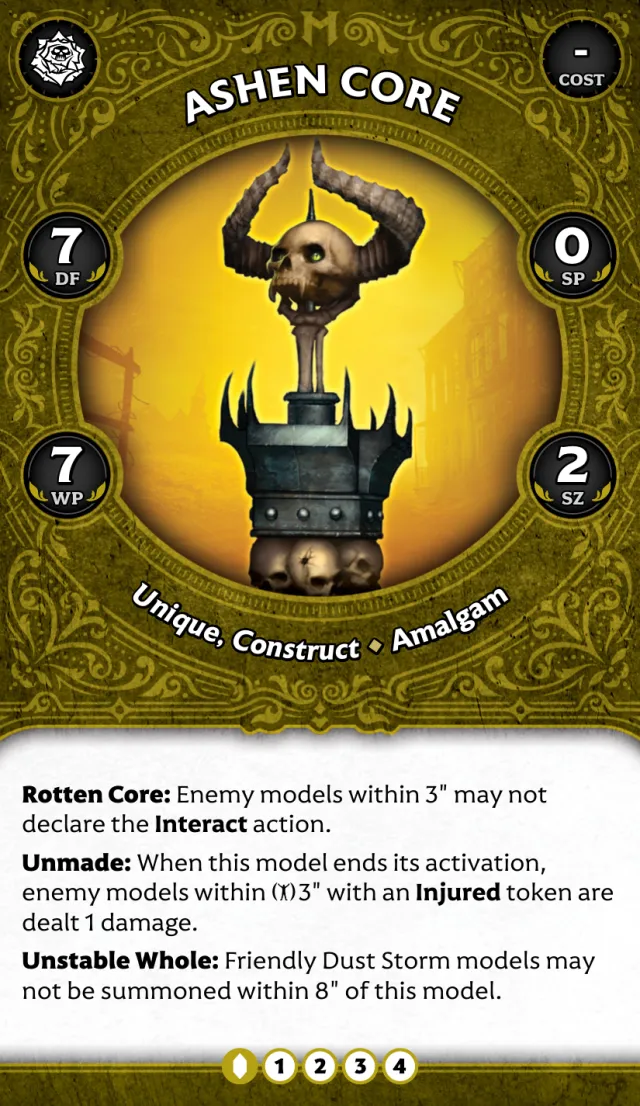 Ashen Core front