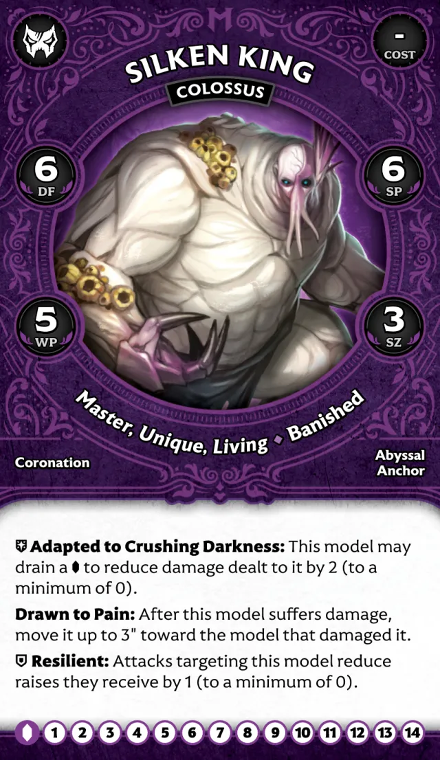 Silken King, Colossus front