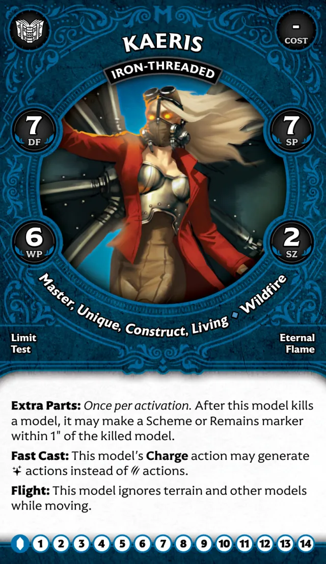 Kaeris, Iron-Threaded front