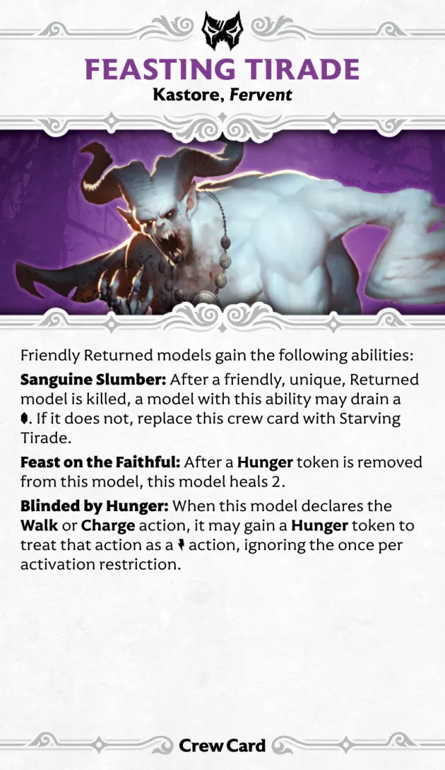 Feasting Tirade front
