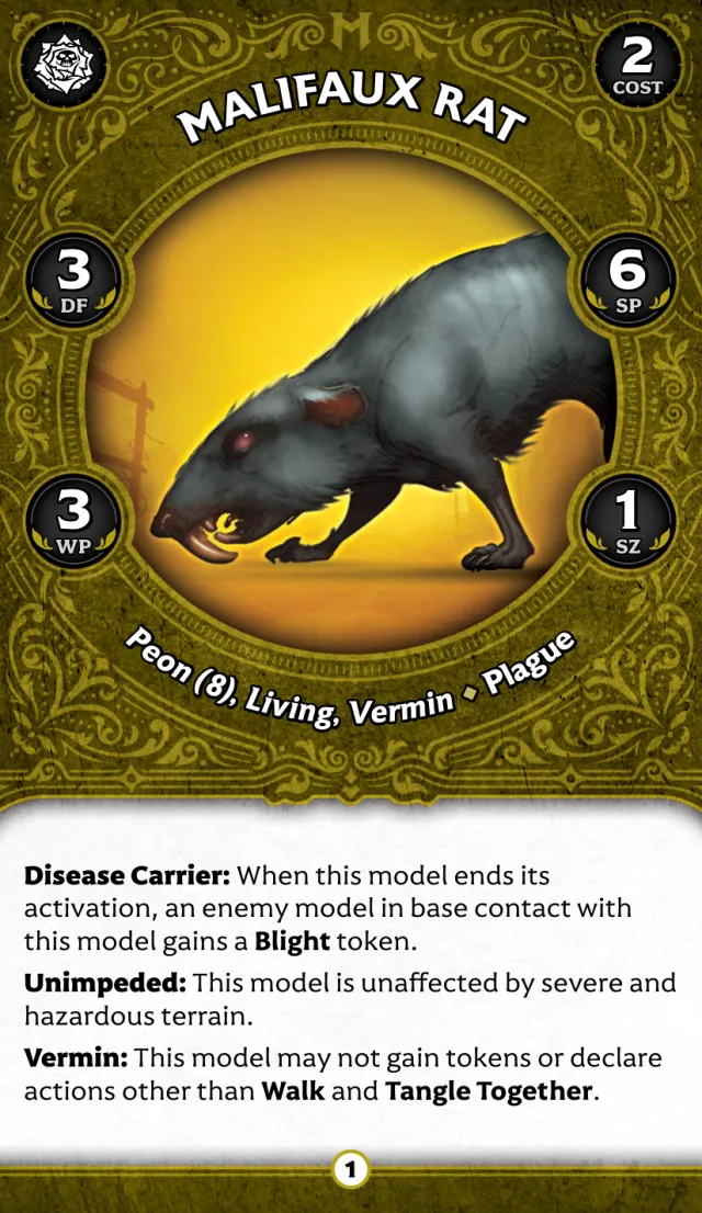 Malifaux Rat C front