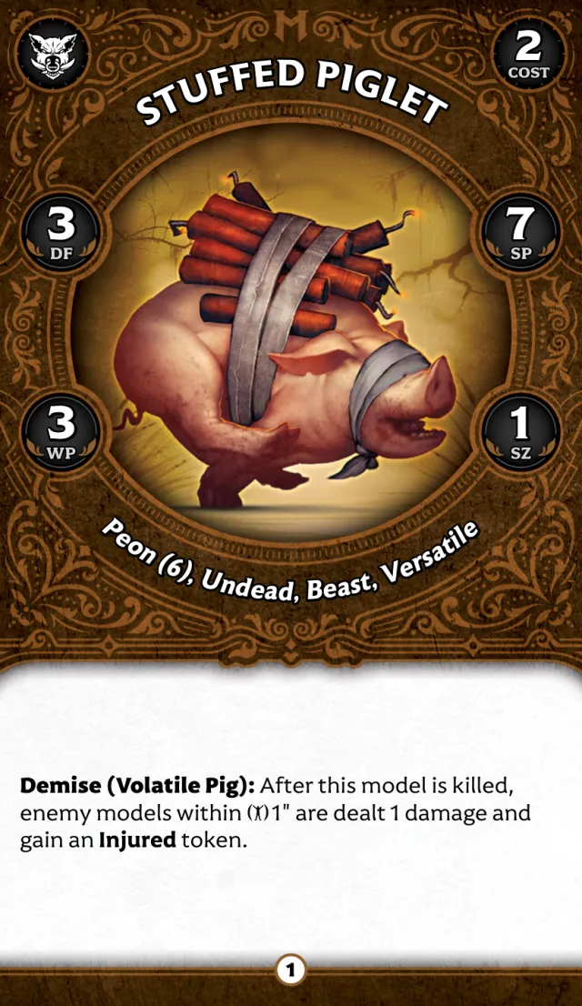 Stuffed Piglet A front