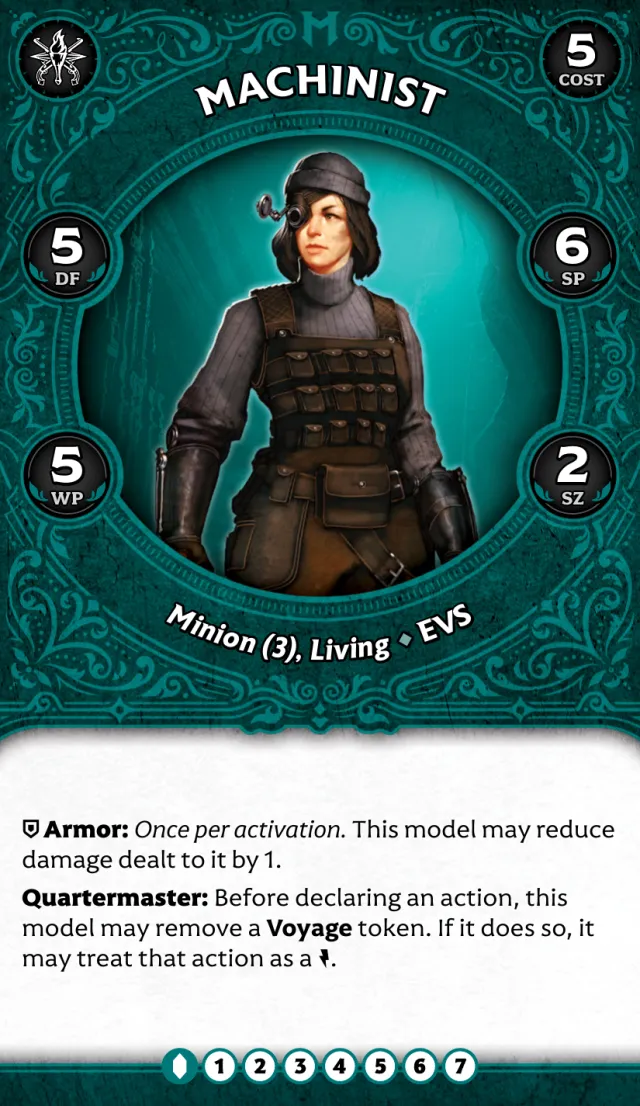 Machinist A front
