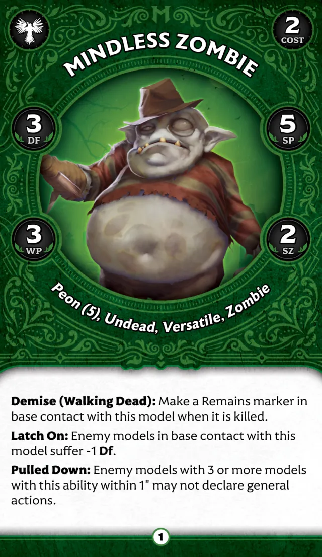 Mindless Zombie H front