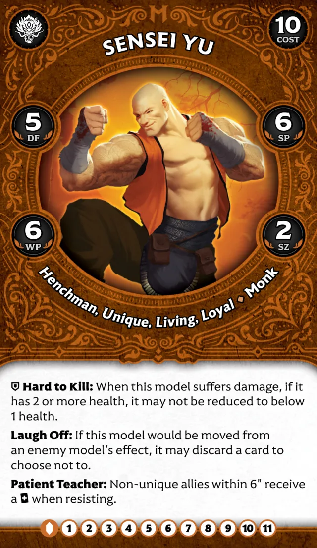 Sensei Yu front
