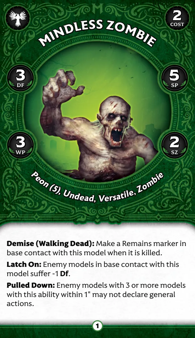 Mindless Zombie C front