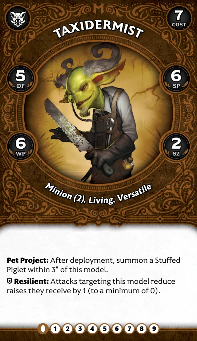 Taxidermist A front