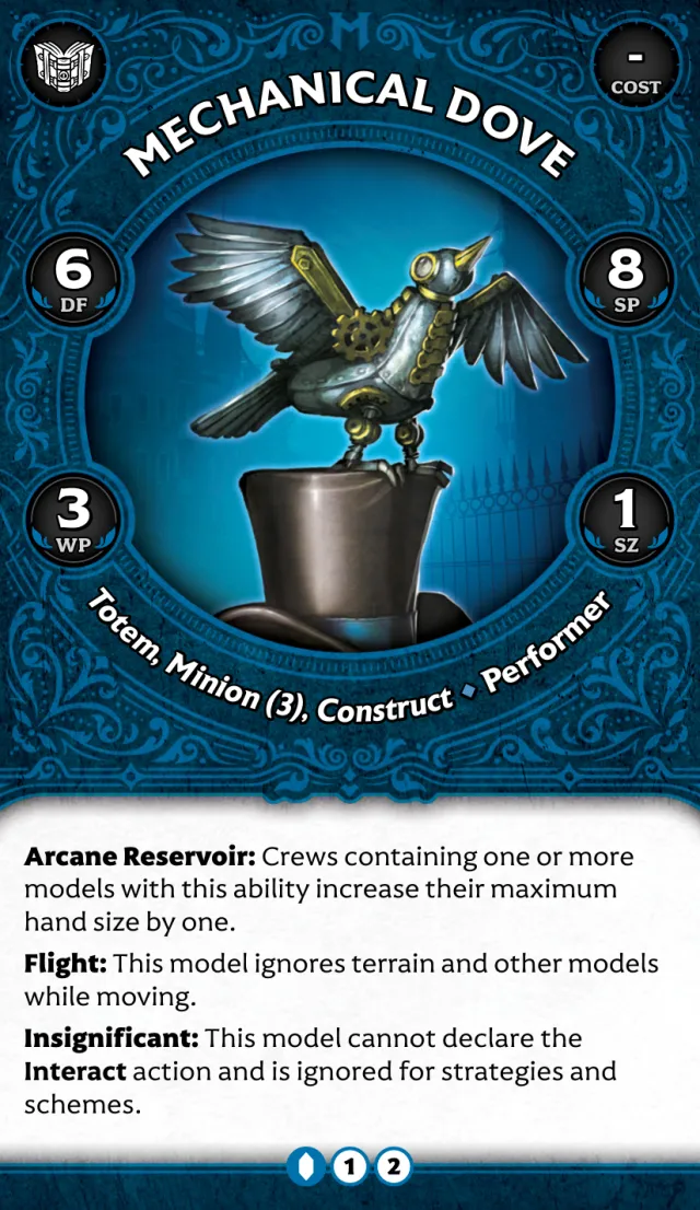 Mechanical Dove B front