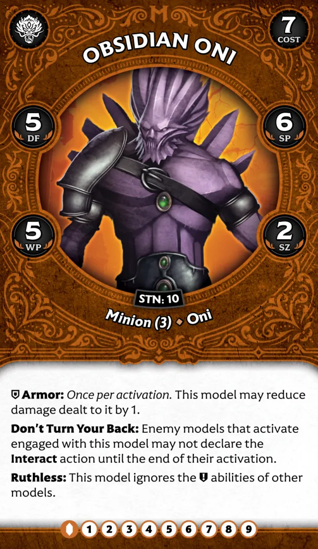Obsidian Oni C front