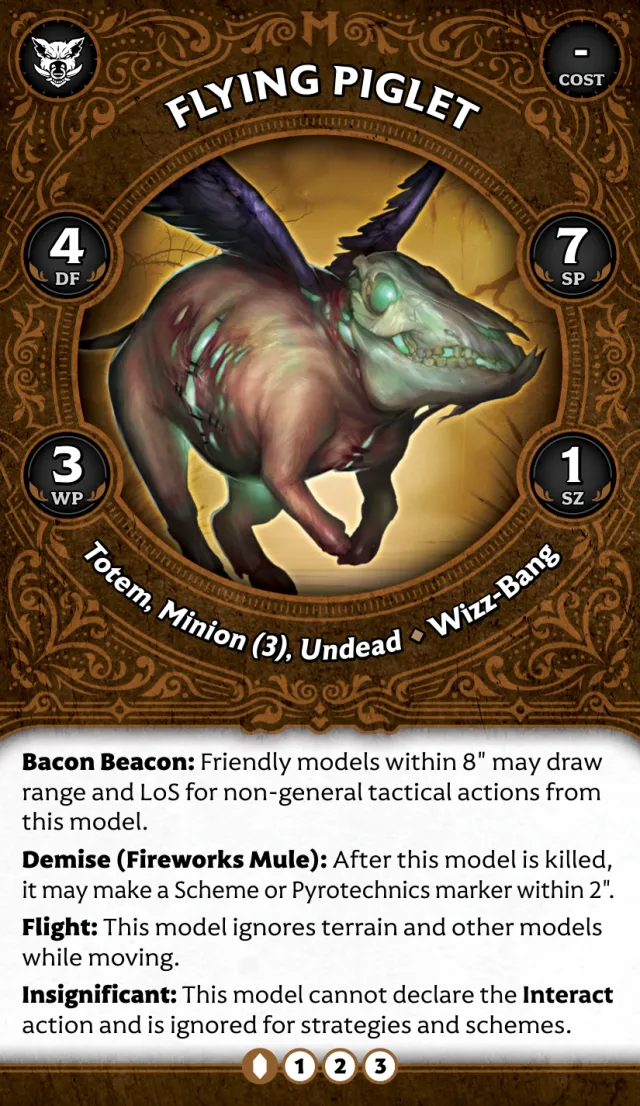 Flying Piglet C front