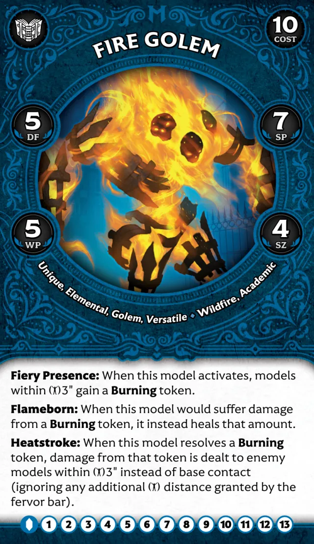 Academic Fire Golem front