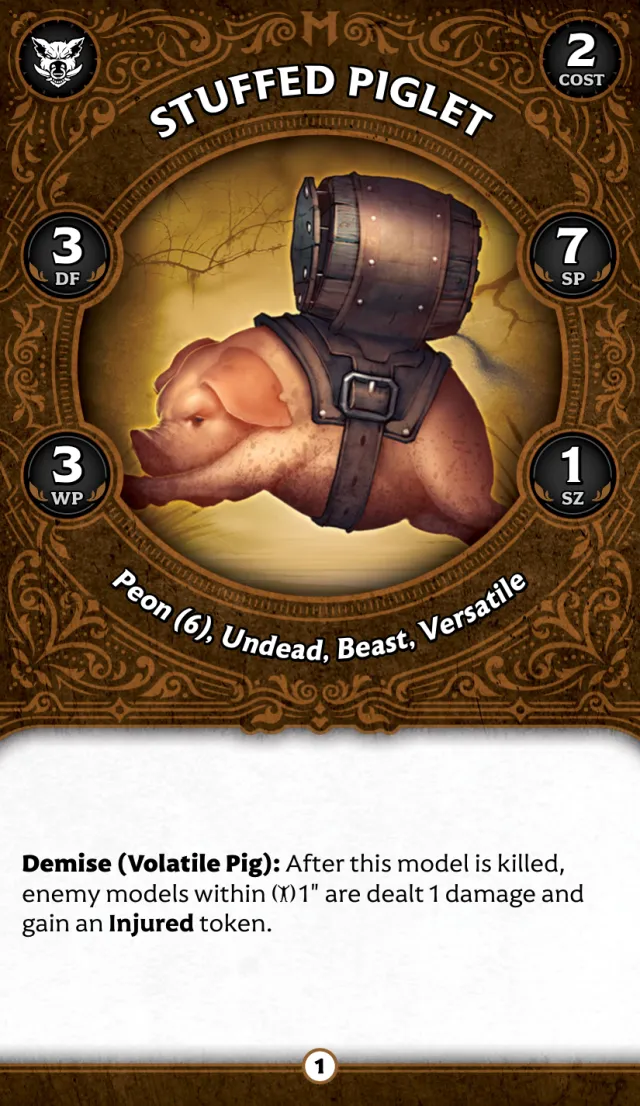 Stuffed Piglet C front