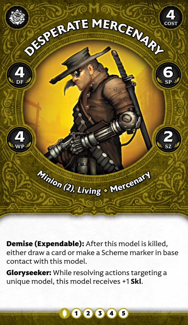 Desperate Mercenary B front