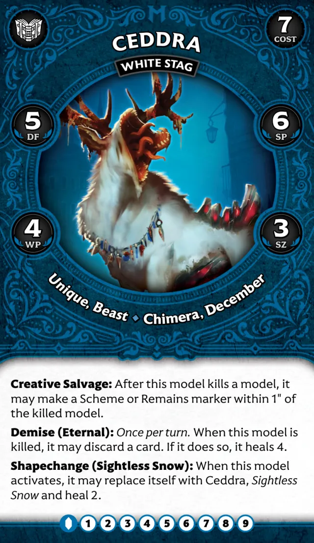 Ceddra, White Stag front