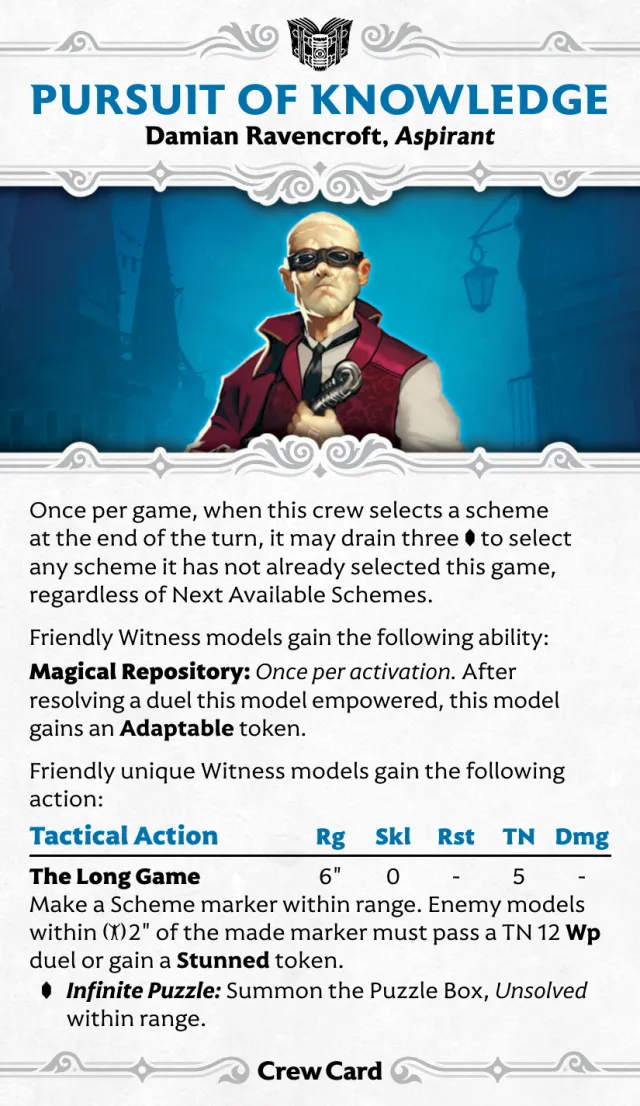 Pursioy of Knowledge front