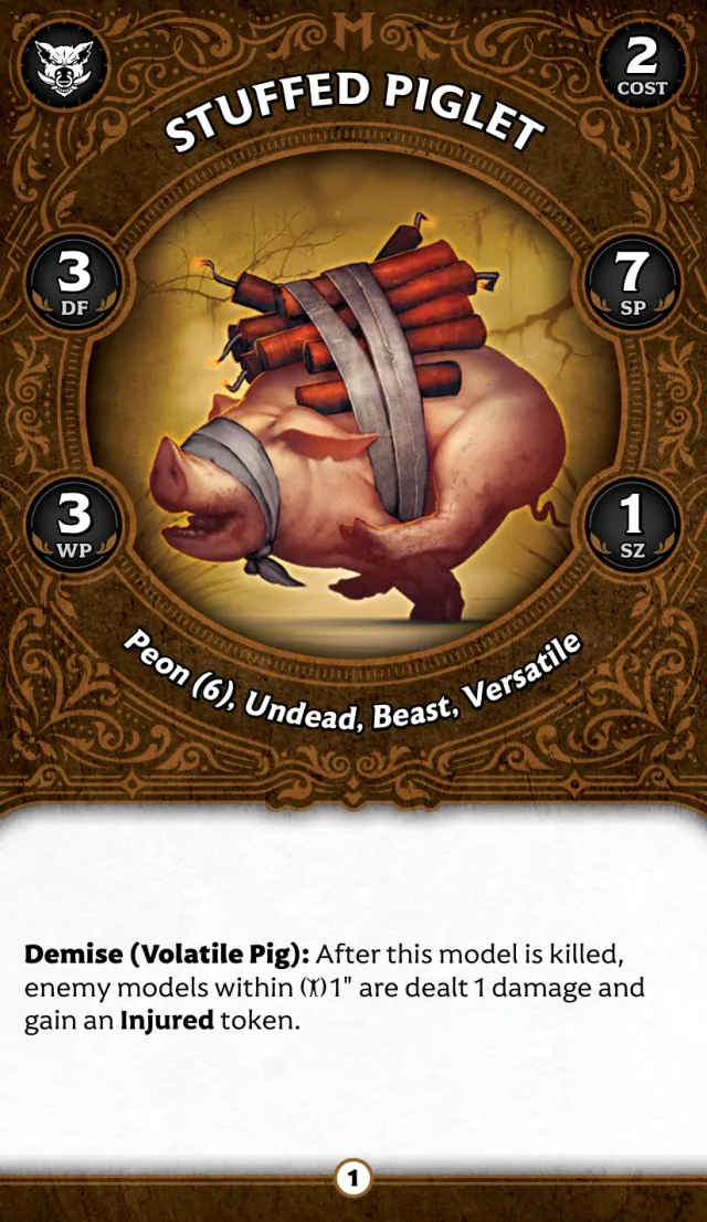 Stuffed Piglet D front